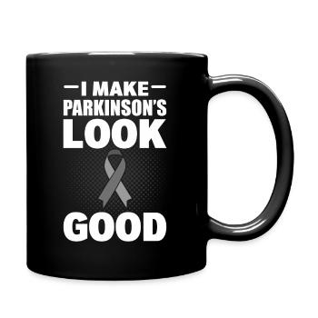 Parkinson-Bewusstsein Neurologe - Tasse einfarbig - Schwarz - Rechts