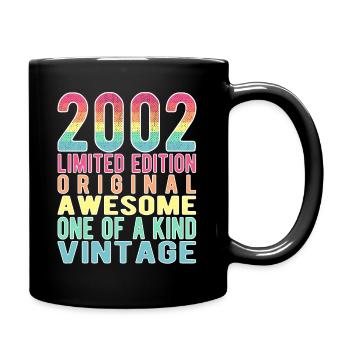Limited Edition Since 2002 Birthday Vintage 2002 - Full Colour Mug - black - Right