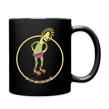 La banane - Mug uni - noir - Droite