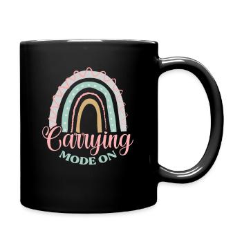 Carrying Mode on Surrogacy Mother - Full Colour Mug - black - Right