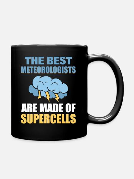Wettervorhersage Klimaforscher - Tasse einfarbig - Schwarz