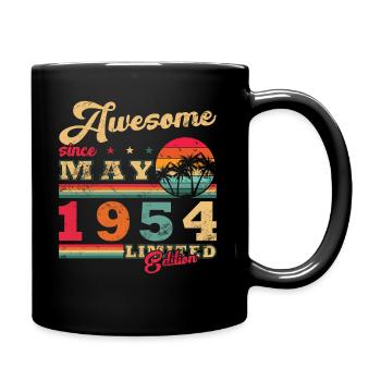 Mai 1954 Mai Anniversaire 1954 Mai Original - Mug uni - noir - Droite