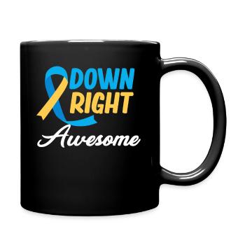 Autisme génial du syndrome de Down - Mug uni - noir - Droite