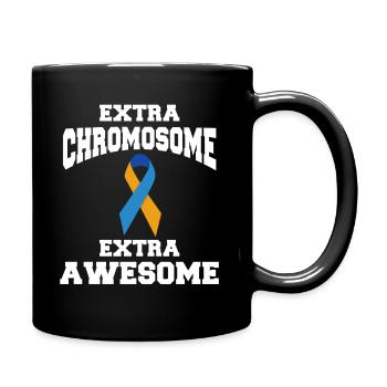 Syndrome de Down Extra Awesome - Mug uni - noir - Droite