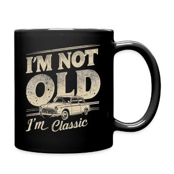 Je ne suis pas vieux, je suis classique - Mug uni - noir - Droite