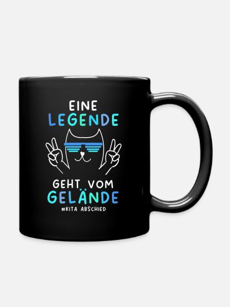 Kindergarten Geschafft 2024 Kita Abgänger 2024 - Tasse einfarbig - Schwarz