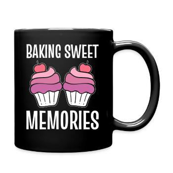 Baking Sweet Memories Konditor - Tasse einfarbig - Schwarz - Rechts