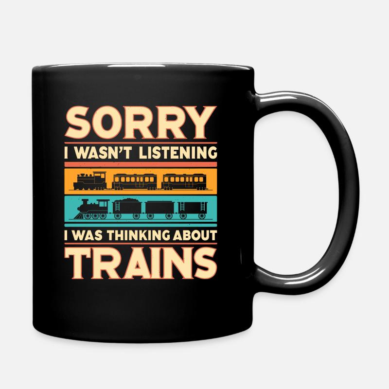Train Locomotive Railway Train Driver Train Driver - Full Colour Mug - black