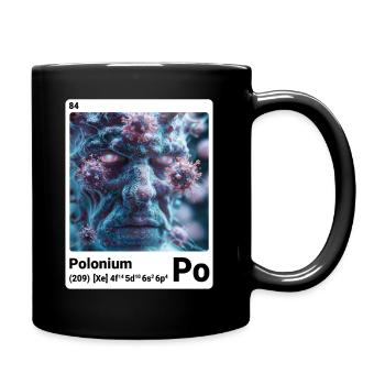 AI am Polonium (wt) mode périodique nerd - Mug uni - noir - Droite