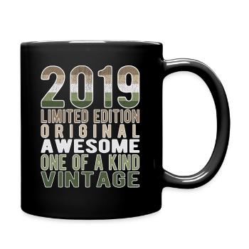 Edition limitée depuis 2019 Anniversaire Millésime 2019 - Mug uni - noir - Droite