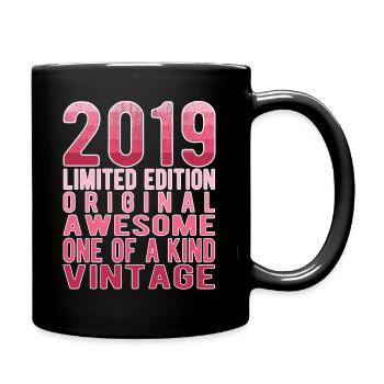 Edition limitée depuis 2019 Anniversaire Millésime 2019 - Mug uni - noir - Droite
