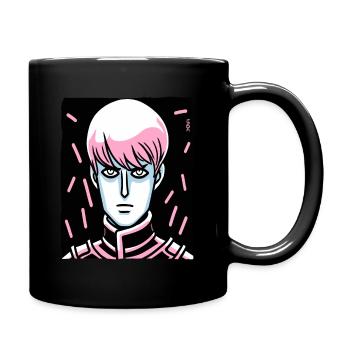 Anime Cartoon Soldier: Ruler - Full Colour Mug - black - Right