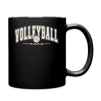 MAMAN DE VOLLEYBALL - Mug uni - noir - Droite