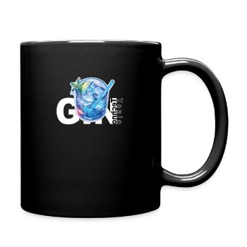GIN TECHNO - Full Colour Mug - black - Right