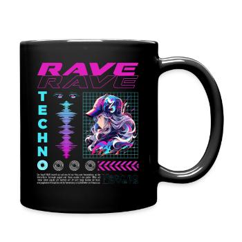 RAVE MANGA - Full Colour Mug - black - Right