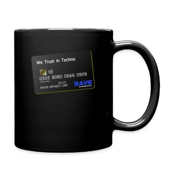 NOUS FAISONS CONFIANCE À LA TECHNO SANS LIMITE - Mug uni - noir - Droite