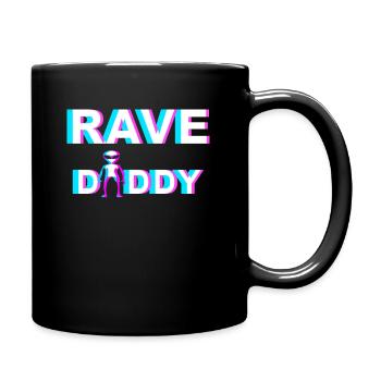 RAVE DADDY - Full Colour Mug - black - Right