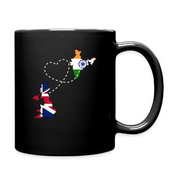Inde Inde Hindu Pride Drapeau Pays I Cadeau - Mug uni - noir - Droite