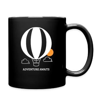 Vol en montgolfière Sky I Gift - Mug uni - noir - Droite