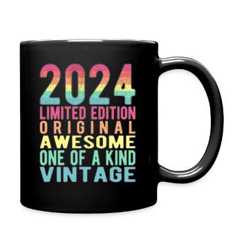 Edition limitée depuis 2024 Anniversaire Millésime 2024 - Mug uni - noir - Droite