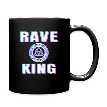 RAVE KING - Full Colour Mug - black - Right