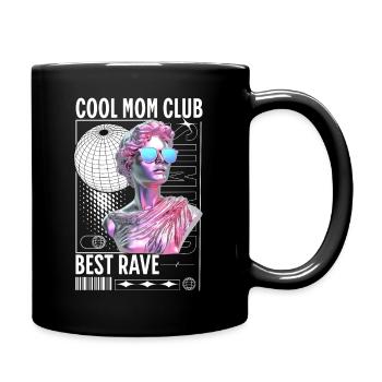 COOL MOM CLUB - Full Colour Mug - black - Right