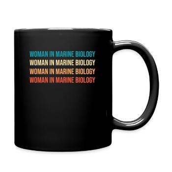 Les femmes en biologie marine Biologiste marin - Mug uni - noir - Droite