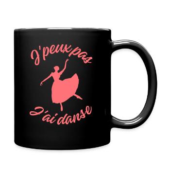 Danse ballet - Mug uni - noir - Droite