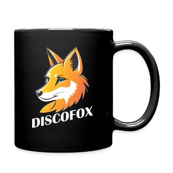 Discofox tanzen Tänzer Tänzerin 80er Disco - Tasse einfarbig - Schwarz - Rechts