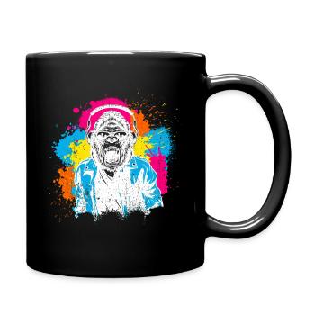 DJ Monkey Music Party Fun Sunglasses Fun Dancing C - Full Colour Mug - black - Right