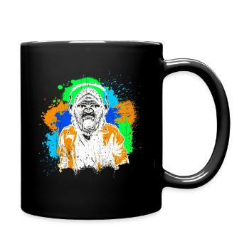 DJ Monkey Music Party Fun Sunglasses Dance Party M - Full Colour Mug - black - Right