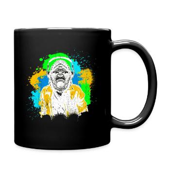 DJ Monkey Music Party Fun Sunglasses Fun Dancing C - Full Colour Mug - black - Right