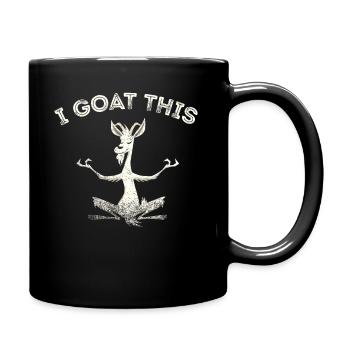Je vais ce passionné de yoga - Mug uni - noir - Droite