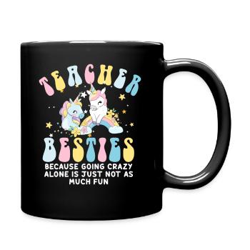 Les meilleurs amis des enseignants parce qu'ils deviennent fous - Mug uni - noir - Droite
