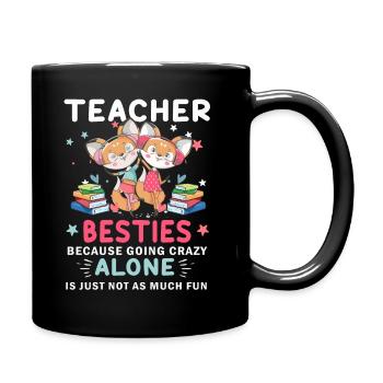 Les meilleurs amis des enseignants parce qu'ils deviennent fous - Mug uni - noir - Droite