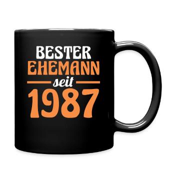 Meilleur mari de la Saint-Valentin depuis 1987 - Mug uni - noir - Droite