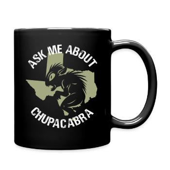 Posez-moi des questions sur Chupacabra Hide Seek Champion Mexicain - Mug uni - noir - Droite