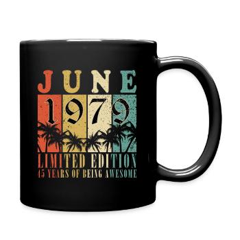 Juin 1979 Vintage Vintage Cadeau d’anniversaire - Mug uni - noir - Droite