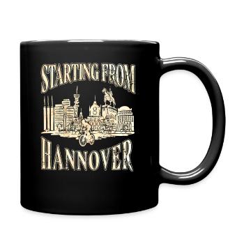 Départ HANNOVER Cyclocross Vélo de route Gravel Bike - Mug uni - noir - Droite