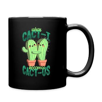 Cacti in love - Full Colour Mug - black - Right