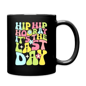 Letzter Schultag Abschluss Sommerferien Schüler - Tasse einfarbig - Schwarz - Rechts