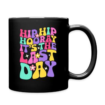 Dernier jour d’école Remise des diplômes Vacances d’été Elèves - Mug uni - noir - Droite