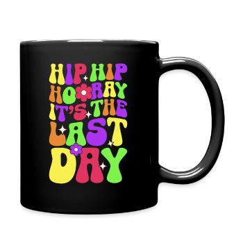 Dernier jour d’école Remise des diplômes Vacances d’été Elèves - Mug uni - noir - Droite