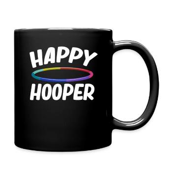 Bâton de gymnastique Happy Hooper Hooping Jongleurs - Mug uni - noir - Droite