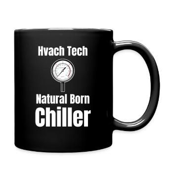 Hvac Tech Technician - Full Colour Mug - black - Right