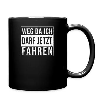 Driver's License Passed Driving Test Gift - Full Colour Mug - black - Right