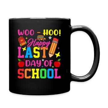 Last day of school Graduation Summer Holidays Pupils - Full Colour Mug - black - Right