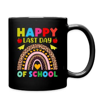 Dernier jour d’école Remise des diplômes Vacances d’été Elèves - Mug uni - noir - Droite