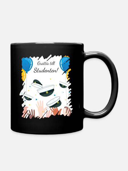 Abschlussfeier 2024 Abiturfeier - Tasse einfarbig - Schwarz
