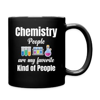 Les gens de la chimie sont mon genre de travail préféré - Mug uni - noir - Droite